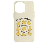 Mis patos ni siquiera saben lo que es una fila, lindo patito caótico Carcasa para iPhone 14 Pro Max