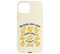 Mis patos ni siquiera saben lo que es una fila, lindo patito caótico Carcasa para iPhone 15 Plus