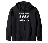 Mis Patos no están en absoluto en Fila. ¡Es Divertido! Sudadera con Capucha