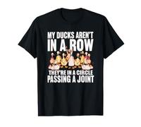 Mis Patos no están en una Fila, están en un círculo pasando un porro Camiseta gráfica económica
