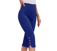 Mis Pedidos 2025 Leggins Mujer 3/4 Mallas Deporte Mujer Casual Cintura Elástica Fitness Leggings Piratas Suave y Cómodo Leggins Capri de Color Liso Corte Ajustado Pantalon Piratas Yoga Jogging Pants
