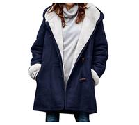 Mis Pedidos, Abrigos Mujer Invierno Bolsillo Entretiempo Básico Grande Sudadera Halloween Abrigo Premama Retro Clásico Chaleco Deportivo Mujer Navidad Abrigos Plumífero Otoño 01 Azul S