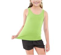 Mis Pedidos Camisetas Sin Mangas para Niños y Niñas Casual Cuello Redondo Camiseta de Tirantes Verano Ligeras Cómodo Transpirable Tank Top Color Sólido Ocio Chaleco Fresco Ropa Niño Niña 1-13 Años