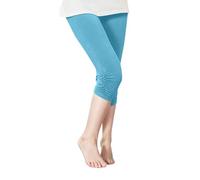 Mis Pedidos Leggins 3/4 para Niñas Mallas Capri Color Sólido Slim Fit Pantalones Piratas Suave y Cómodo Ropa Infantil Deportiva para Niña Verano y Primavera Casual Moda Yoga Pants para Niña 2-13 Años
