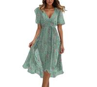 Mis Pedidos Realizados 2025 Vestidos Playeros Mujer Verano Vestidos de Verano Mujer 2025 Flores Estampado Cuello V Vestido Largo Elegante Cómodo Vacaciones Viajes Diario