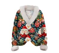 Mis Pedidos Realizados, Jersey Mujer Invierno Navideño Pareja Suéter Manga Larga Tallas Grandes Lana Reno Sudadera Festival Outfit Ropa Deportiva 2024 XXL