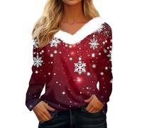 Mis Pedidos Realizados, Jersey Navideño Mujer Invierno Familia Sueter Mujer Manga Larga Nieve Lana Reno Jersey Sudadera Festival Outfit Regalos para Mujer XL