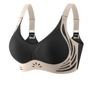 Mis Pedidos Sujetadores Deportivos Mujer,Sujetador Sin Aros Push Up con Relleno Básico Sujetador Sin Costuras con Espalda Descubierta Suaves Comodos Bralette Cuello V Ligero Transpirable Sports Bra