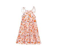 Mis Pedidos Vestido Niña de Algodón Vestidos de Tirantes Verano con Estampado de Flores de Colores Sin Mangas Cuello Redondo Vestidos Chaleco en Forma de A Suave y Cómodo Vestido de Playa 1-14 Años