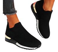 Mis Pedidos Zapatillas Deportivas Mujer Sin Cordones Zapatos Ortopédicos de Suela Blanda Ligeros Transpirables Zapatillas Cómodos Alpargatas Antideslizantes Suave Casual Caminar Calzado Deportivo