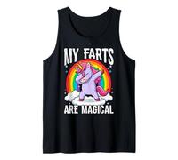 Mis Pedos Son mágicos y Divertidos Unicornios tirándose Pedos Camiseta sin Mangas