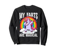 Mis Pedos Son mágicos y Divertidos Unicornios tirándose Pedos Sudadera