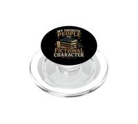 Mis Personajes Favoritos Son Ficticios Amantes Libros PopSockets PopGrip para MagSafe
