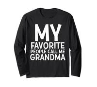 Mis Personas favoritas me Llaman Abuela, Lindos Regalos para Abuela Manga Larga