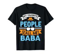 Mis personas favoritas me llaman Baba Divertido Día del Padre para hombre Camiseta