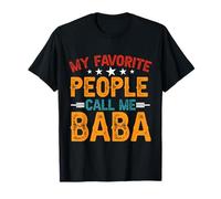 Mis personas favoritas me llaman Baba Divertido Día del Padre para hombre Camiseta