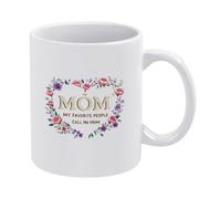 Mis Personas Favoritas Me Llaman Mamá Tazas Cerámica Taza De Café Con Asa Taza 330Ml Para Capuchino Leche Cacao