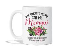 Mis Personas Favoritas Me Llaman Memaw Tazas De Regalo Cerámica Tazón De Café Graciosa Tazas Té Regalos Divertidos Para Colegas Amigos Familiares 330 Ml