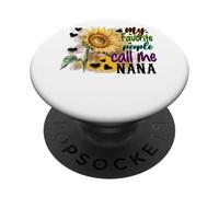 Mis Personas favoritas me Llaman Nana PopSockets PopGrip Adhesivo