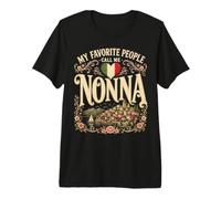 Mis Personas favoritas me Llaman Nonna Italian Pride Italia Womens Camiseta Premium