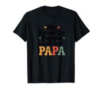 Mis Personas favoritas me Llaman Papa Retro Groovy Grandfather Camiseta