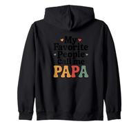 Mis Personas favoritas me Llaman Papa Retro Groovy Grandfather Sudadera con Capucha