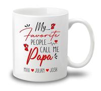 Mis Personas Favoritas Me Llaman Papá Tazón De Café Cerámica Tazón Graciosa Tazas De Regalo Regalos Divertidos Para Amigos Familiares Trabajo 330ml