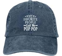 Mis Personas Favoritas Me Llaman Pop Pop Gorra Deportiva Moda Gorra El Sol Ajustable Sombrero para Golf Tenis Hombre