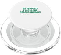 Mis Personas favoritas Son Rescue Animal PopSockets PopGrip para MagSafe