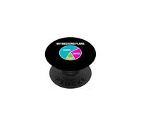 Mis Planes de Fin de Semana Gaming Snacks Sleep Video Game Player PopSockets PopGrip Adhesivo