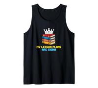 Mis Planes de lecciones Son Maestra de Escuela Sigma Camiseta sin Mangas