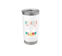 Mis planes de Pascua son todo sobre la dieta apagada Vaso térmico de acero inoxidable de doble pared