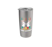 Mis planes de Pascua son todos sobre los antojos de dulces Vaso térmico de acero inoxidable de doble pared