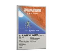 Mis Planes Son Amarte by Juanes - Póster de pared estético para sala de estar, dormitorio, 40 x 60 cm, estilo marco