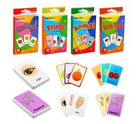 Mis Primeras Palabras, 144 Tarjetas Flash Ingles, Juguetes Didácticos Para La Estimulación Temprana Del Lenguaje De Bebés y Niños Pequeños 2 3 4 5 Años De Edad