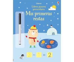Mis primeras restas (Libros pizarra preescolares)