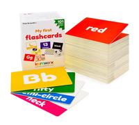 Mis primeras tarjetas de flash para nios pequeos - 101 tarjetas - 202 lados - Aprender formas de formas colores de piezas de cuerpo de recuento y m