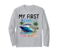 Mis primeras Vacaciones en Crucero en Puerto Rico Manga Larga