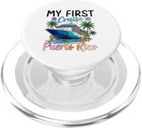 Mis primeras Vacaciones en Crucero en Puerto Rico PopSockets PopGrip para MagSafe