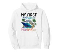 Mis primeras Vacaciones en Crucero en Puerto Rico Sudadera con Capucha