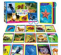 Mis Primeros 120 Animales - 60 Piezas de Tarjetas Realistas de Zoológico, Granja, Salvajes, Marinos, Insectos y Aves - Tarjetas Didácticas Montessori y Juguetes Educativos Científicos