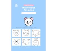 Mis Primeros Amiguitos: Libro para colorear: Dibujos para colorear de 1 a 3 años | Trazos grandes, líneas gruesas y animales simples para niños pequeños y bebés (Amigos para colorear)
