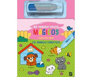 MIS PRIMEROS DIBUJOS MÁGICOS - LOS ANIMALES DOMÉSTICOS (MIS PRIMEROS DIBUJOS MÁGICOS PINTO CON AGUA)
