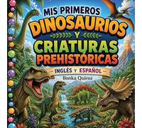 Mis Primeros Dinosaurios y Criaturas Prehistóricas- Inglés y Español