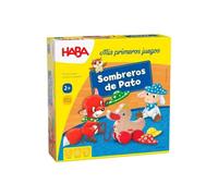 HABA 1307050005 - Mis Primeros Juegos - Sombreros de Pato, Juego Infantil de Mesa de Habilidad y clasificación. Más 2 años