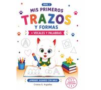 Mis primeros trazos y formas con Nika: Aprende a repasar líneas, figuras, vocales y palabras (nivel 1) (Aprende con Nika)
