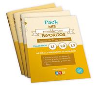 PACK PROBLEMAS MATEMATICAS 1 PRIMARIA | Cuadernillo Verano 1 Primaria | Mis Problemas Favoritos 1.1, 1.2 y 1.3 (Niños de 6 a 8 años)