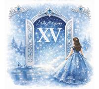 Mis Quince Años Azul Bebé y Plateado: Libro de Firmas Quinceañera con Portal Mágico y Bosque de Estrellas: 120 páginas en blanco 21 cm x 21 cm (8.2