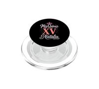 Mis Quince Natalia 15 Quinceañera Fiesta Mexicana Cumpleaños XV PopSockets PopGrip para MagSafe