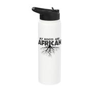 Mis raíces son africanas Stainless Steel Insulated Water Bottle